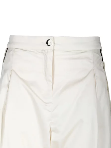 Pantaloni Sadh cu franjuri alb