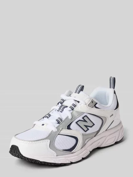 Sneakersy z detal z logo model New Balance białe