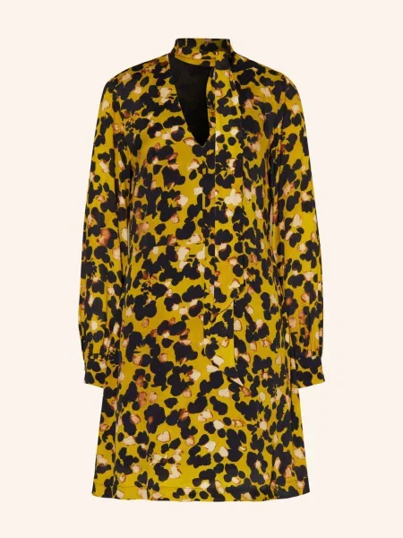 Ottod'ame Sukienka Z Kokardą gelb czarna