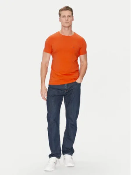 Tričko Tommy Hilfiger oranžové