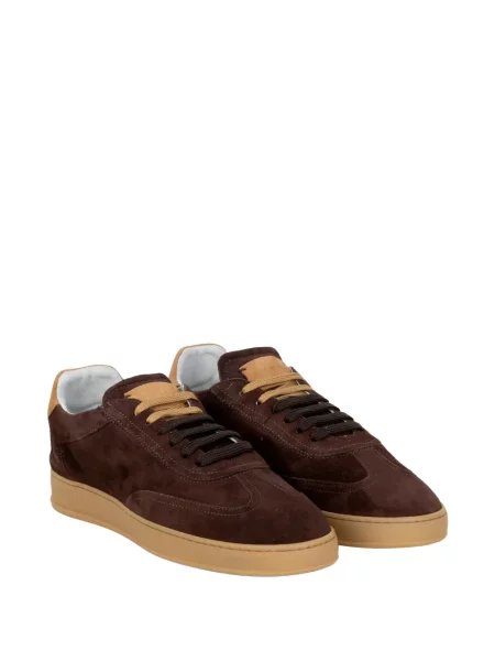 Sneakerși Soldini80 din piele de căprioară maro