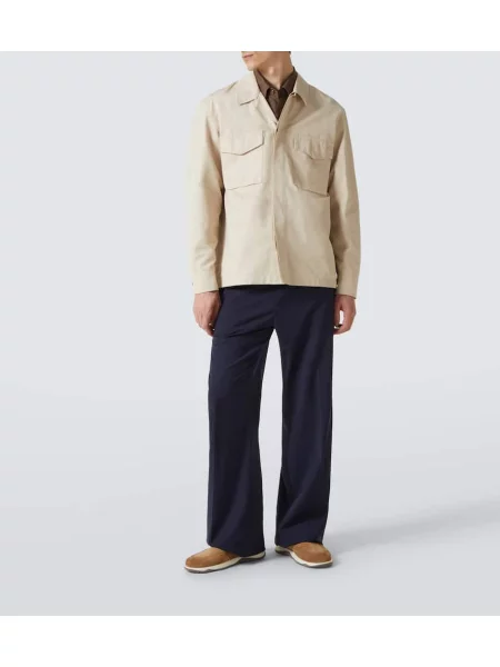 Pantofi loafer Berluti din piele de căprioară maro