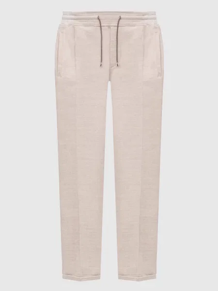 Спортивні штани з вовни Doriani Cashmere бежеві