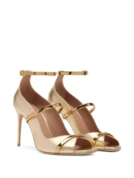 Sandale Malone Souliers din piele auriu
