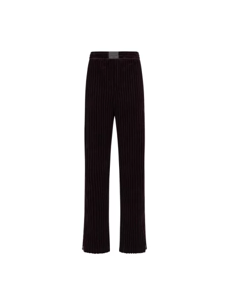 Spodnie Acne Studios fioletowe