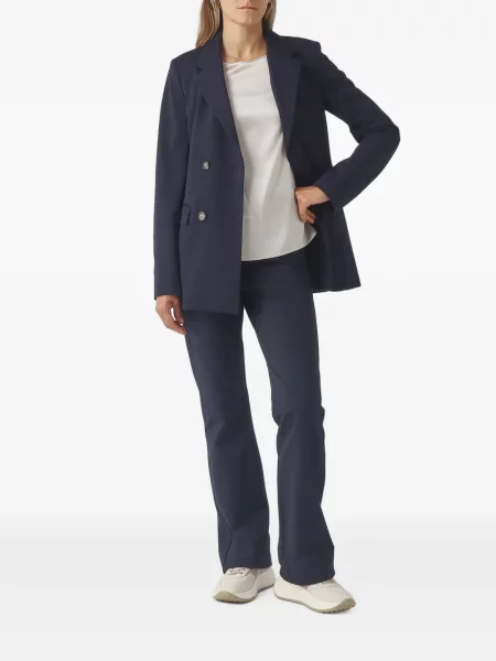 Pantaloni Max Mara evazate albastru