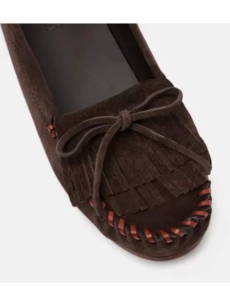 Loaferke Paris Texas iz semiša rjava