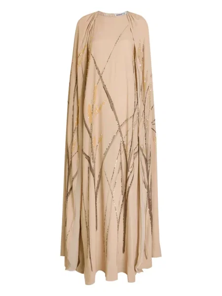 Rochie Bernadette cu broderie de costum