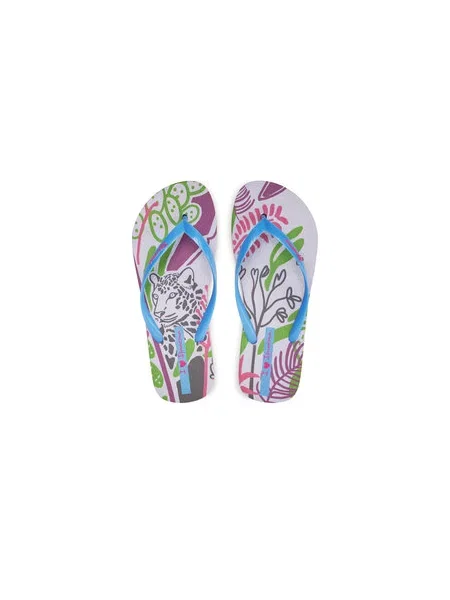 Žabky Ipanema Graffiti III lilac/blue modré