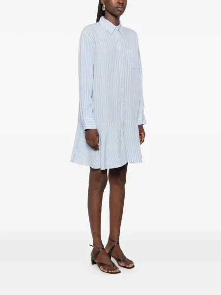 Rochie mini Gant cu dungi albastru