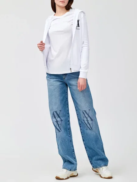 Спортивна кофта Armani Exchange біла