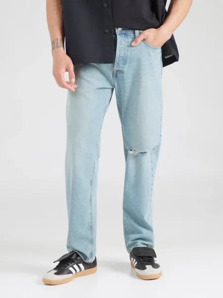 JACK & JONES Kavbojke JJICHRIS JJORIGINAL svetlo modra