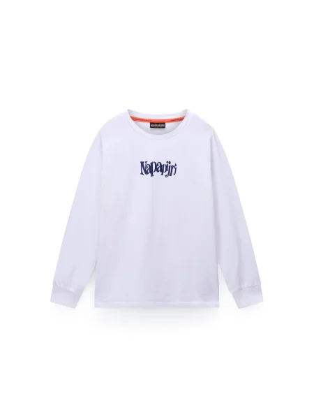 NAPAPIJRI Tricou Fiemme bleumarin / galben alb