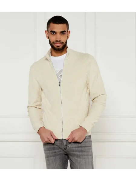 BOSS BLACK Hanorac H-Siza 08 frotté | Regular Fit negru