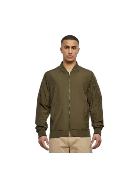 Kurtka bomber Build Your Brand zielony