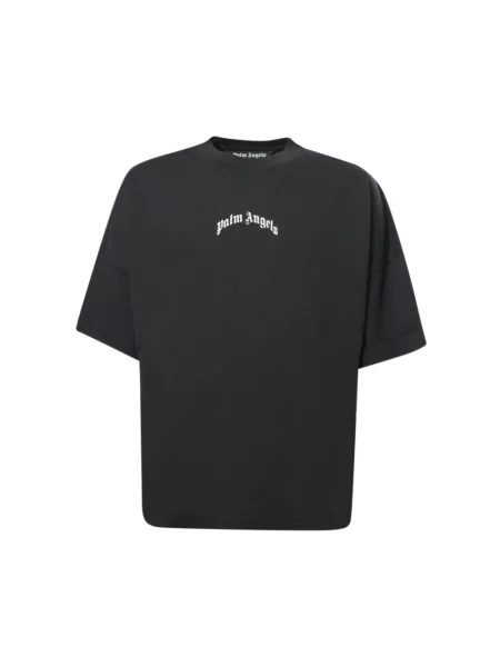 Koszulka Palm Angels klasyczna z logo czarna