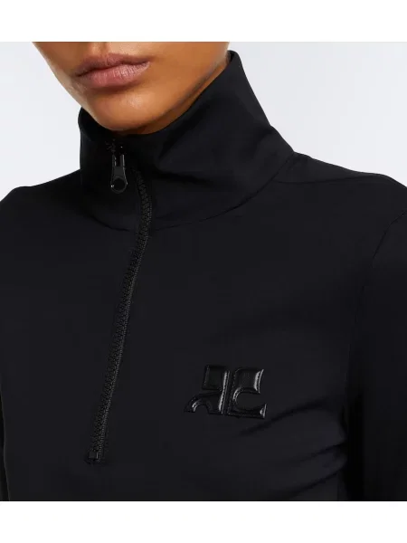 Top Courreges cu autograf negru