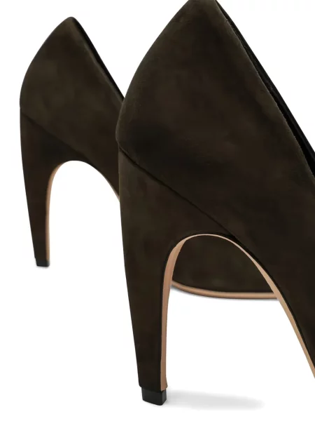 Pantofi cu toc Jude verde
