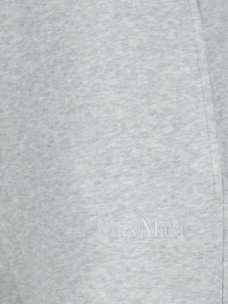 Trčanje hlače 's Max Mara s vezom siva