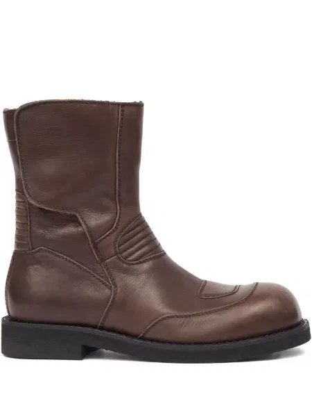 Botine Mm6 Maison Margiela din piele maro