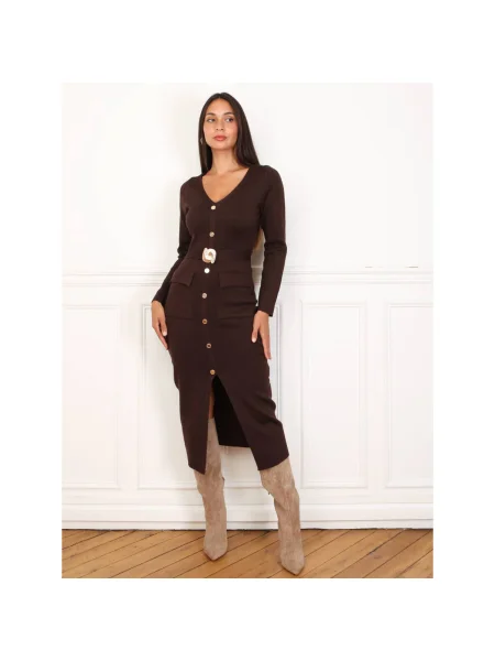 Rochie La Modeuse maro
