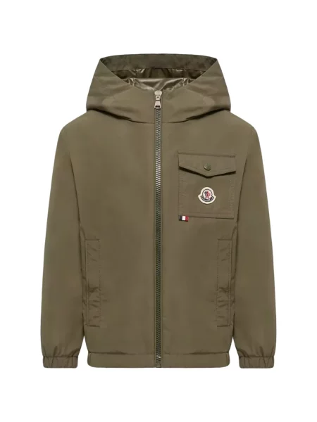 Kurtka dziecięca Moncler Enfant zielona