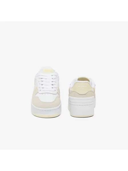 Кроссовки Lacoste на платформе белые