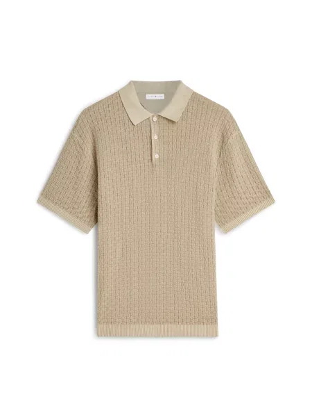 Tricou polo Tommy Hilfiger bej