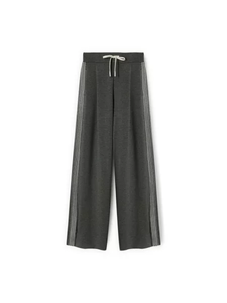 Dzianinowe spodnie Motivi szare