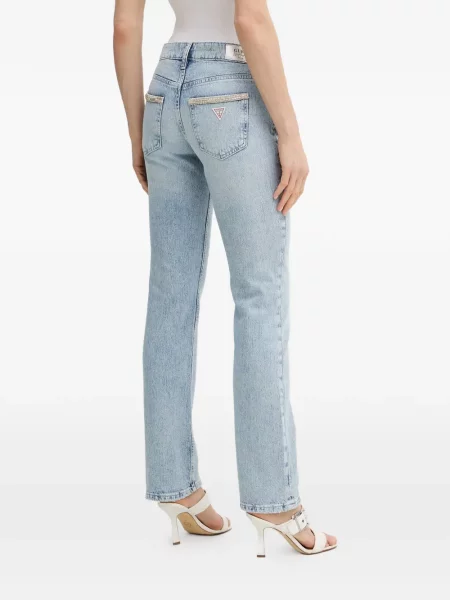 Blugi Guess cu mărgele albastru