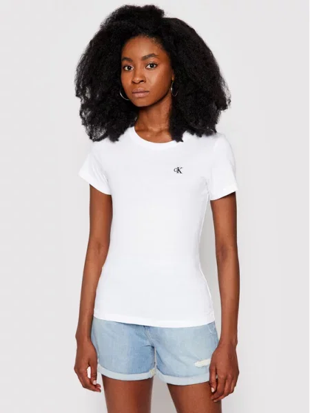 Calvin Klein Jeans T-Shirt λευκό