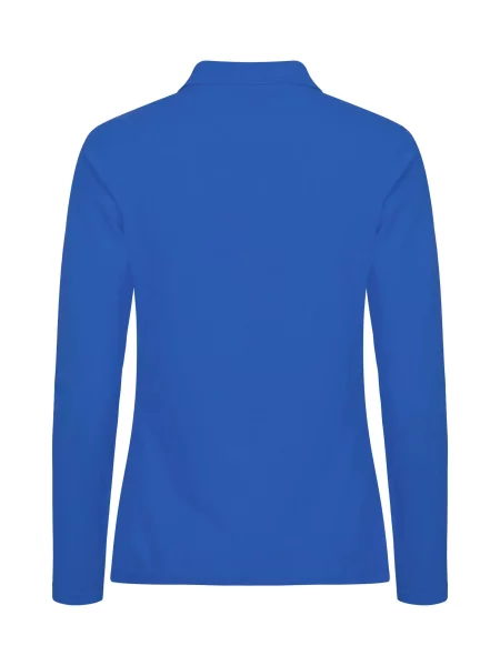 Clique Manhattan L/S polo z długim rękawem Royal Blue niebieska