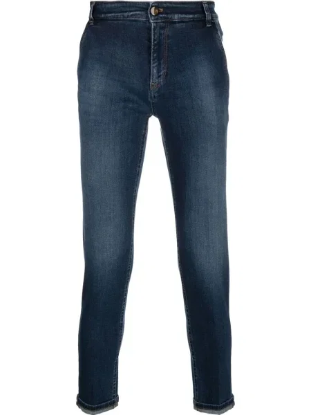 Blugi skinny Pt Torino skinny fit albastru