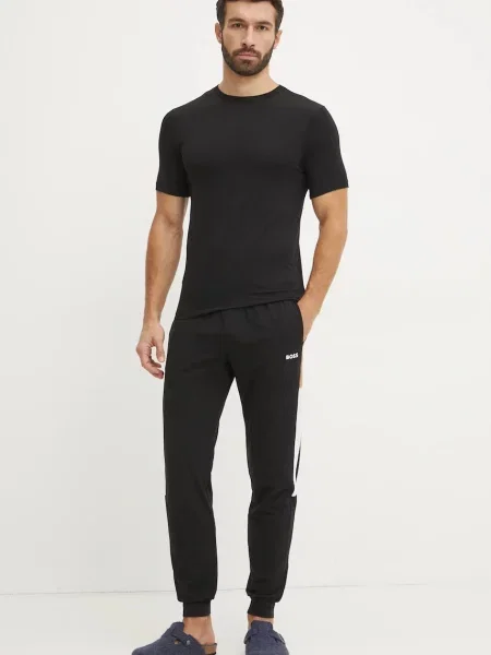 BOSS tričko pánske s viskózou TShirt RN 3P Bamboo čierna