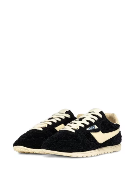 Sneakerși Autry din piele de căprioară negru