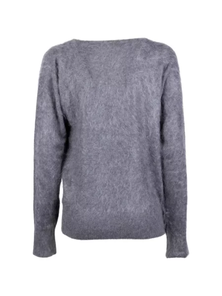 Pulover Seventy cu decolteu în V gri
