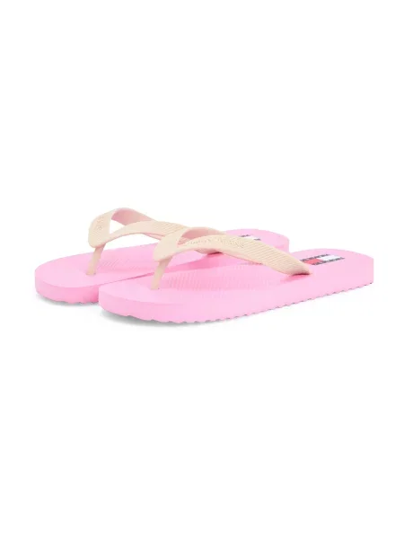 Tommy Jeans Flip-flops / pudră roz