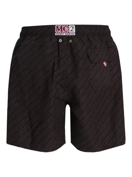 Slip de baie Mc2 Saint Barth cu imagine negru