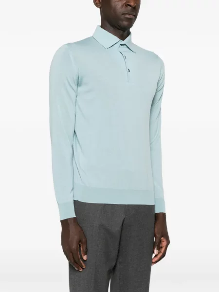 Μακρύς polo Filippo De Laurentiis μπλε