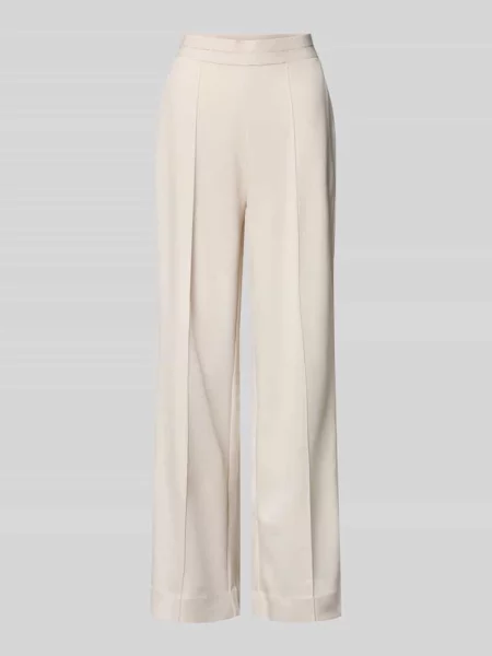 Spodnie materiałowe w kroju wide fit z dodatkiem model Lurex' Monari