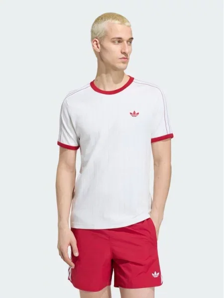 Adidas Originals majica za muškarce od pamuka bijela