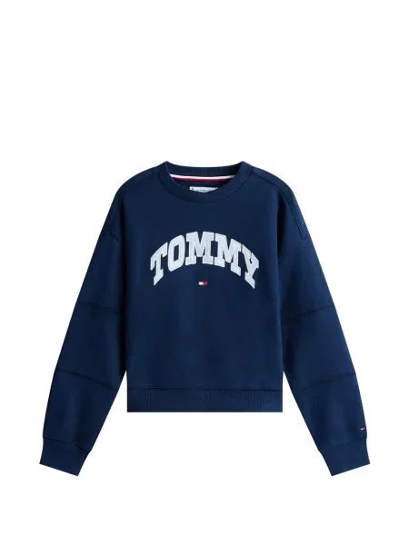 Dětska mikina Tommy Hilfiger modrá