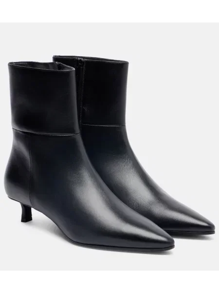 Cizme scurte Jimmy Choo din piele negru