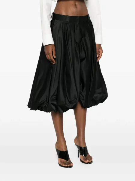 Fustă midi Balenciaga negru