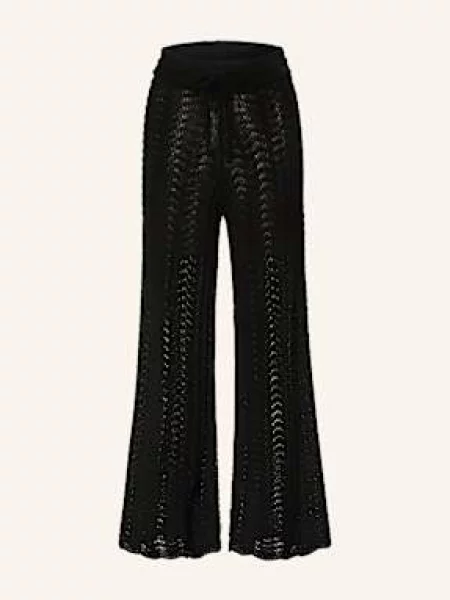 By Aylin Koenig Spodnie Z Dzianiny Liselle schwarz czarne