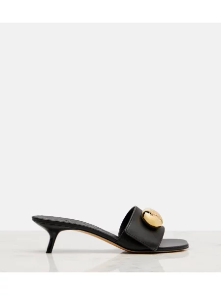 Papuci tip mules Loewe din piele negru