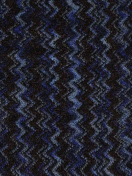 Fular Missoni cu franjuri negru