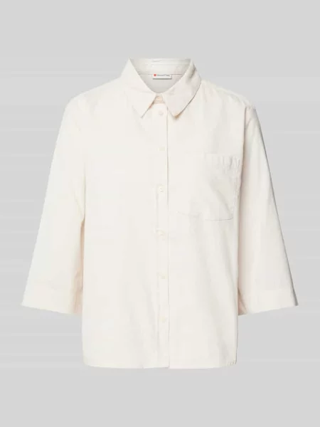 Bluzka koszulowa z rękawem o dł. Street One biała