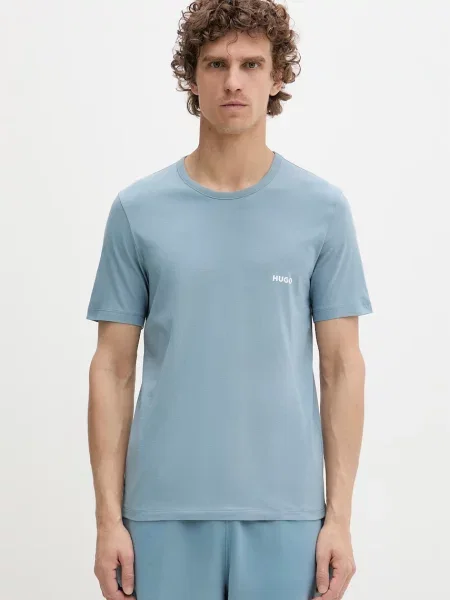 HUGO tričko pánske T-SHIRT RN TRIPLET P biela