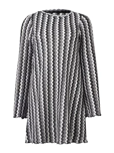 ONLY Rochie ONLBAILEY gri / negru / murdar alb